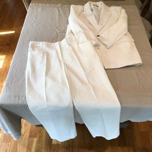 Cord Pantsuit- White, ASOS, size 14